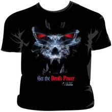 T-Shirt męski z nadrukiem Black Devil