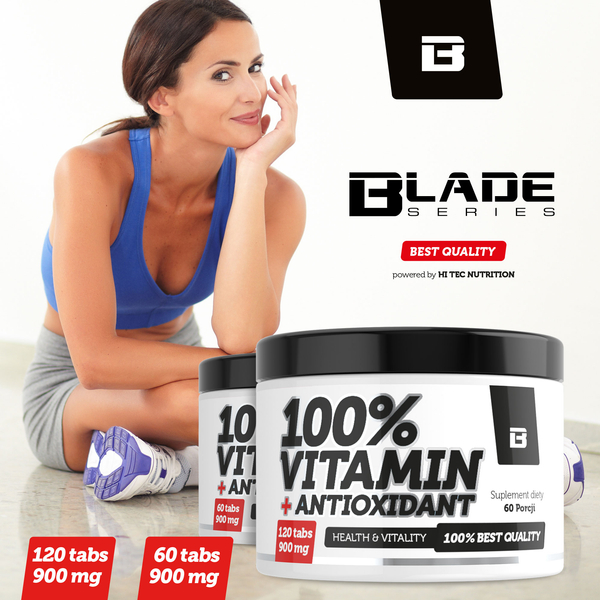 100% Vitamin+ Anioxidant- 60 tab.